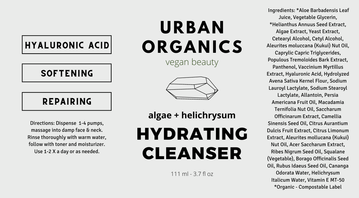 Algae + Helichrysum Hydrating Cream Cleanser