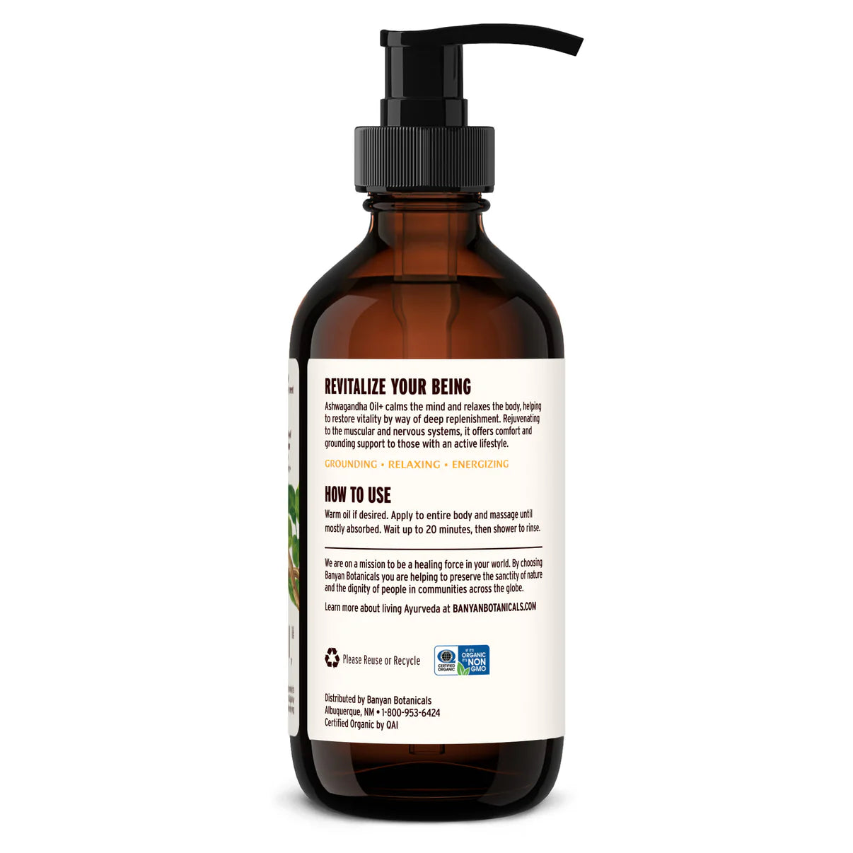Ashwagandha Oil+ - Grounding Body Oil