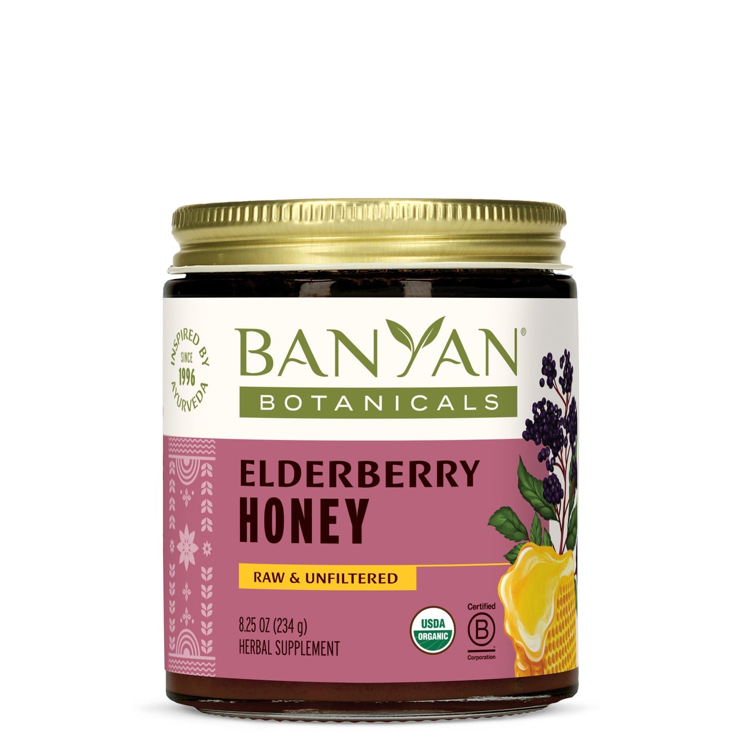 Elderberry Honey - raw/unfiltered