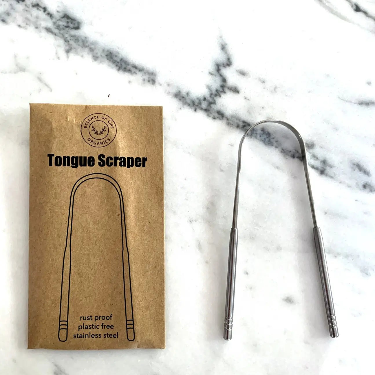 Stainless Steel Tongue Scraper