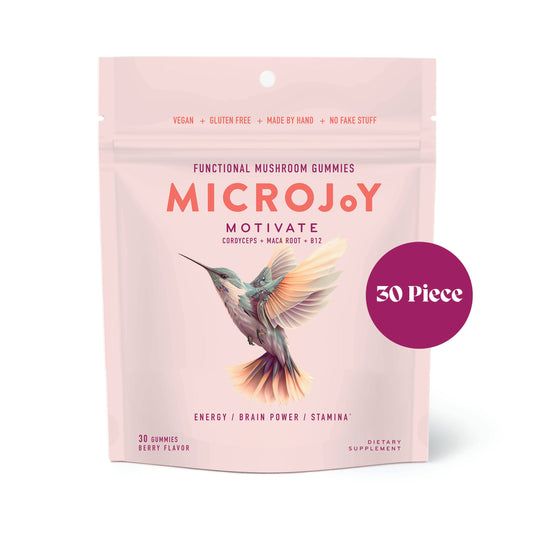 Motivate Mushroom Gummies (30) / Vegan Supplement / Energy