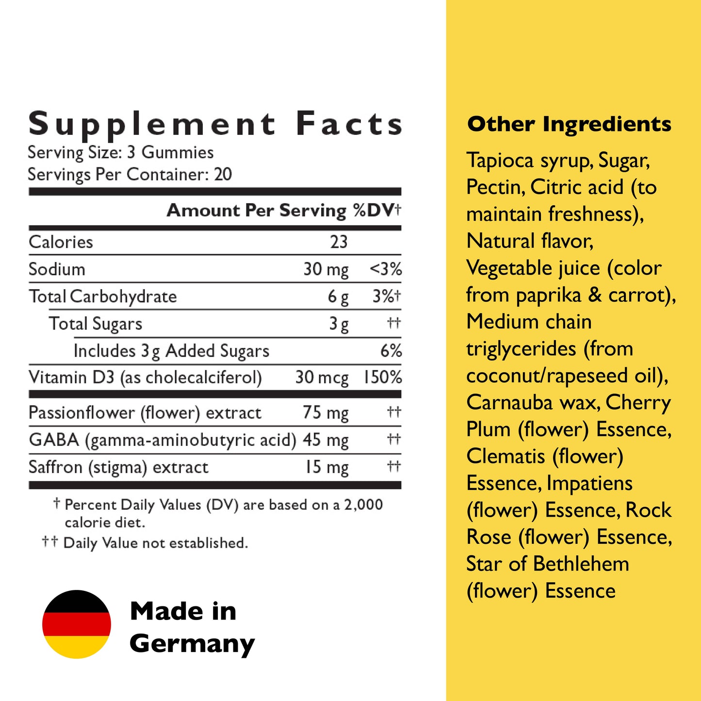 NEW Bach Rescue Plus Mood & Stress Support Gummy 60 Count