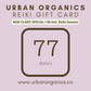 Urban Organics Reiki Gift Card